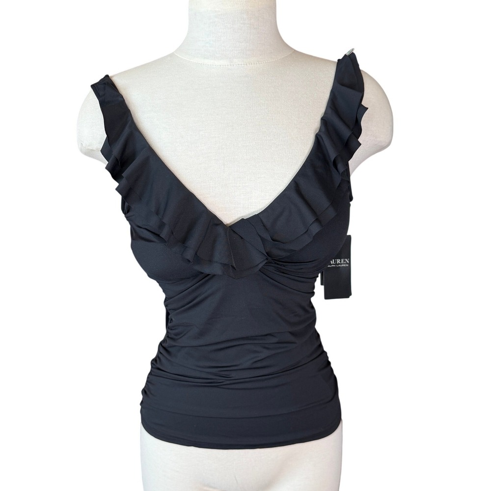 Lauren Ralph Lauren Underwire Tankini Top Women's 8